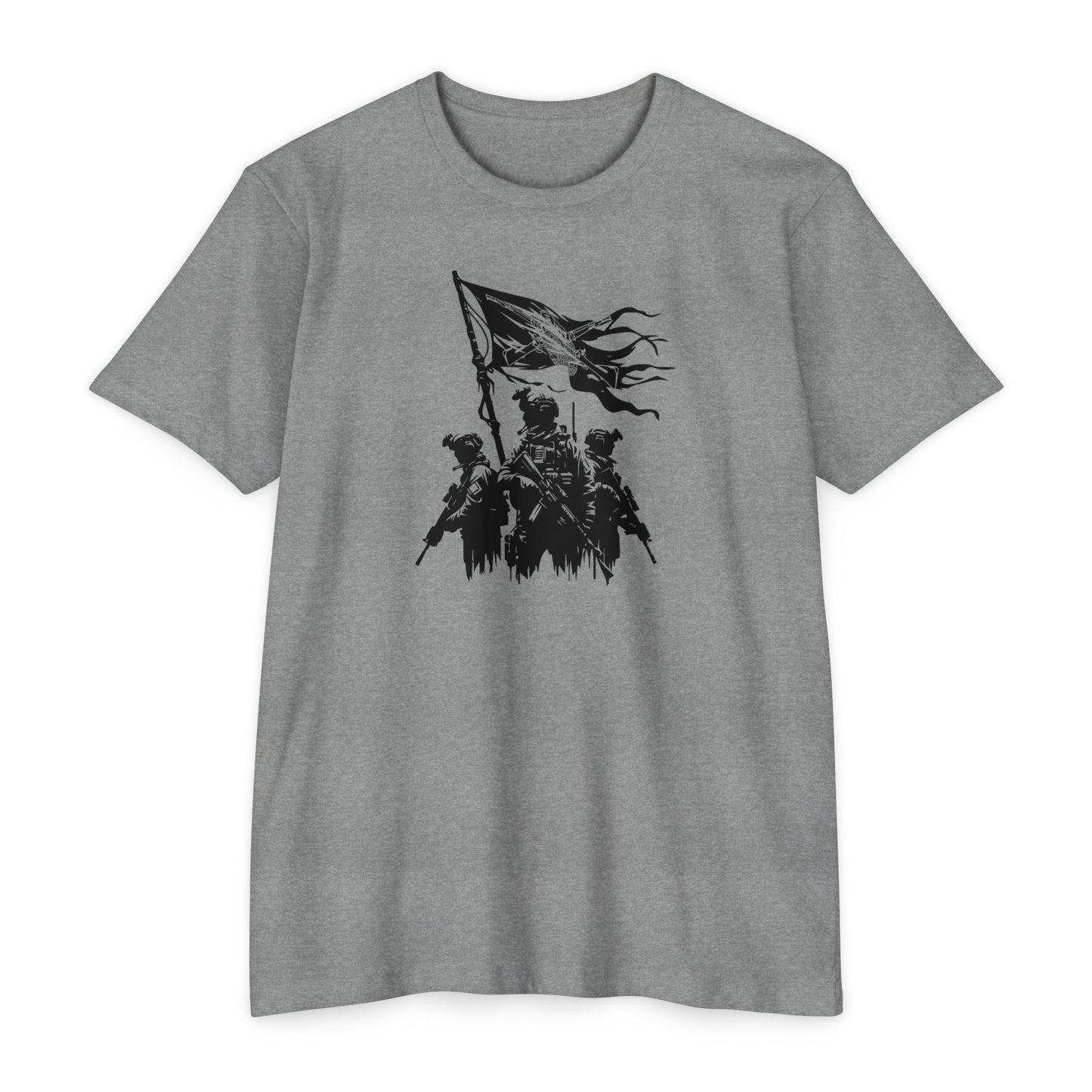 !NEW! SWAT w/ Flag - Unisex CVC Jersey T-shirt