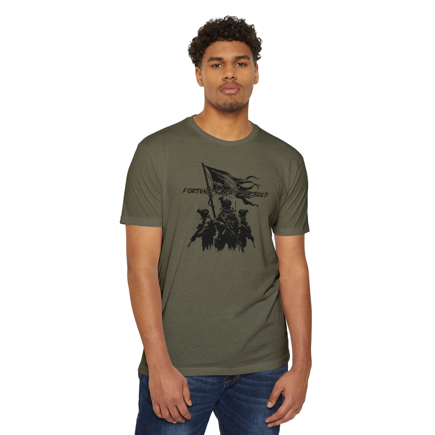 !NEW! SWAT w/ Flag (Fortune) - Unisex CVC Jersey T-shirt