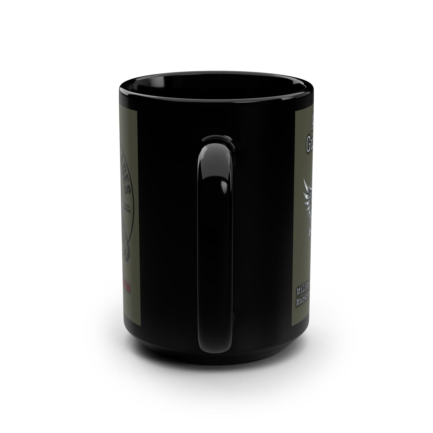Arctic Guardian 2025 - Black Mug, 15oz