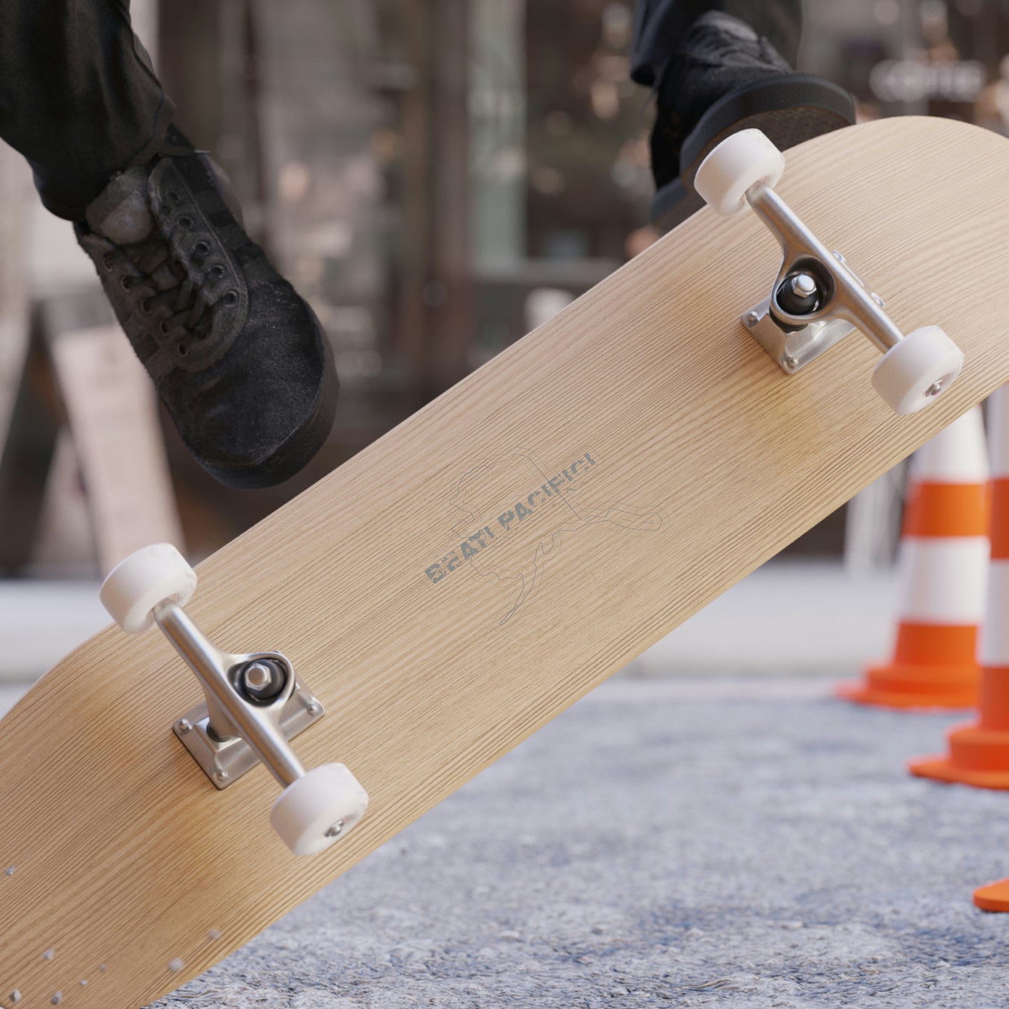 BEATI STATE (Gray) Transparent Outdoor Sticker