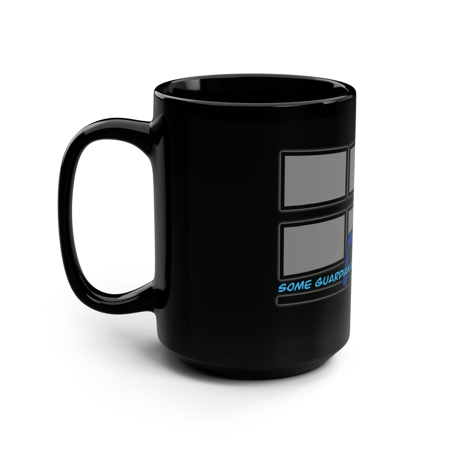 Dispatch - Guardian Angel (BLN M) - Black Mug, 15oz