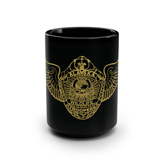 AWT WINGS - Black Mug, 15oz