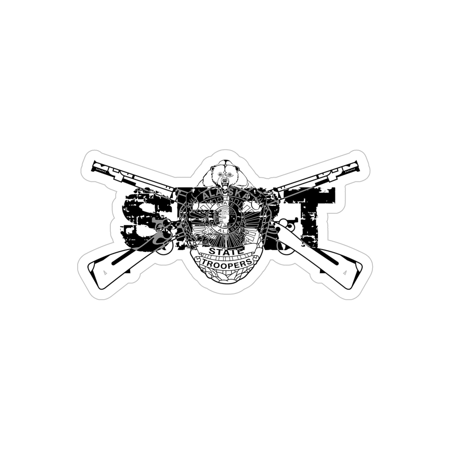 SERT BONES v2 - Transparent Outdoor Sticker