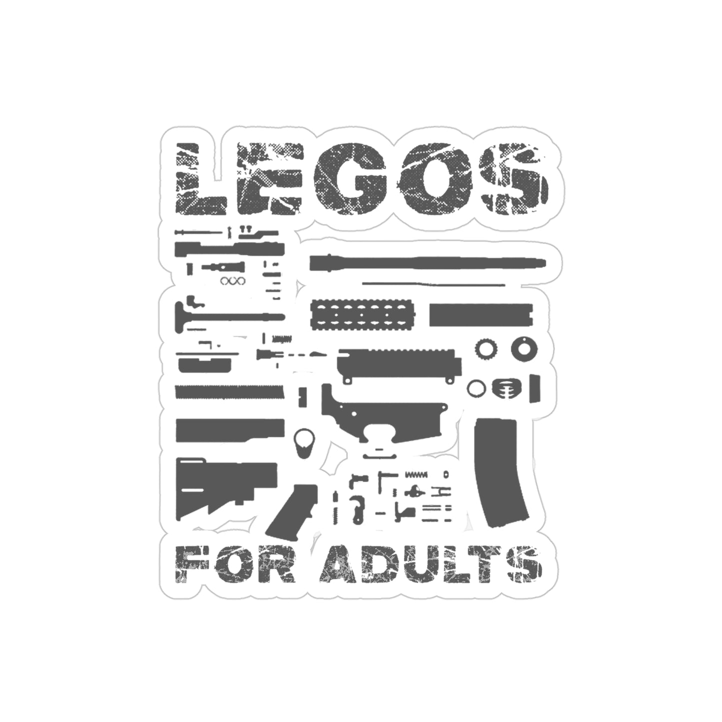 LEGOS - Transparent Outdoor Sticker