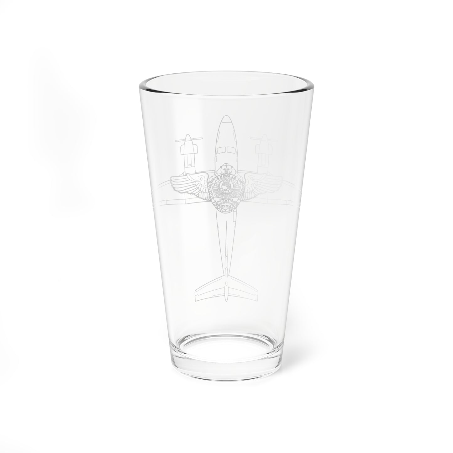 KING AIR WINGS - Pint Glass, 16oz