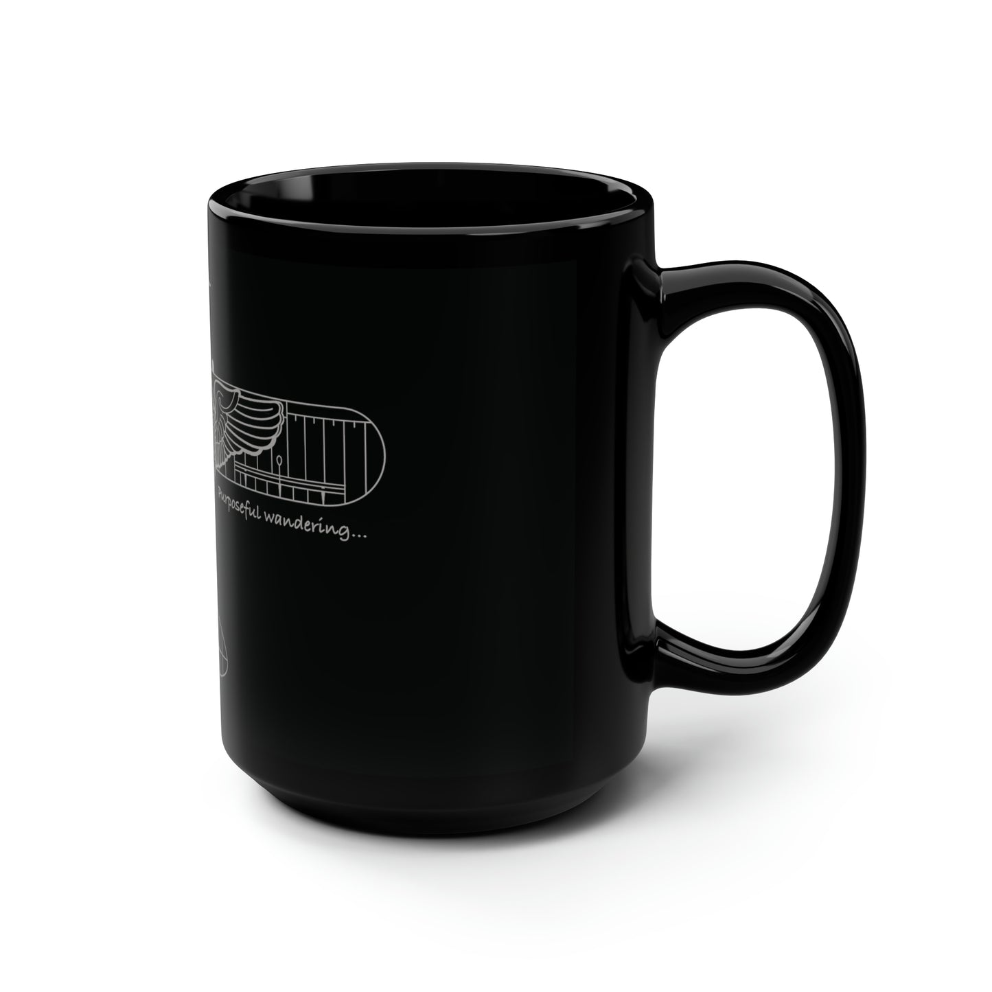 CUB WINGS - Black Mug, 15oz