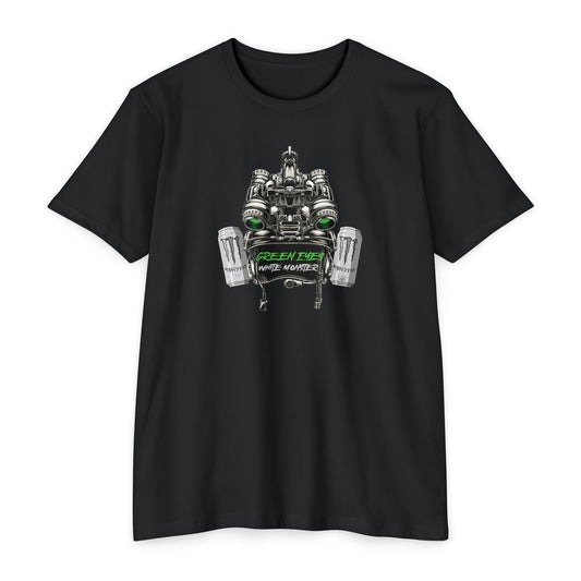 T-Shirt (Green Eyes White Monster)