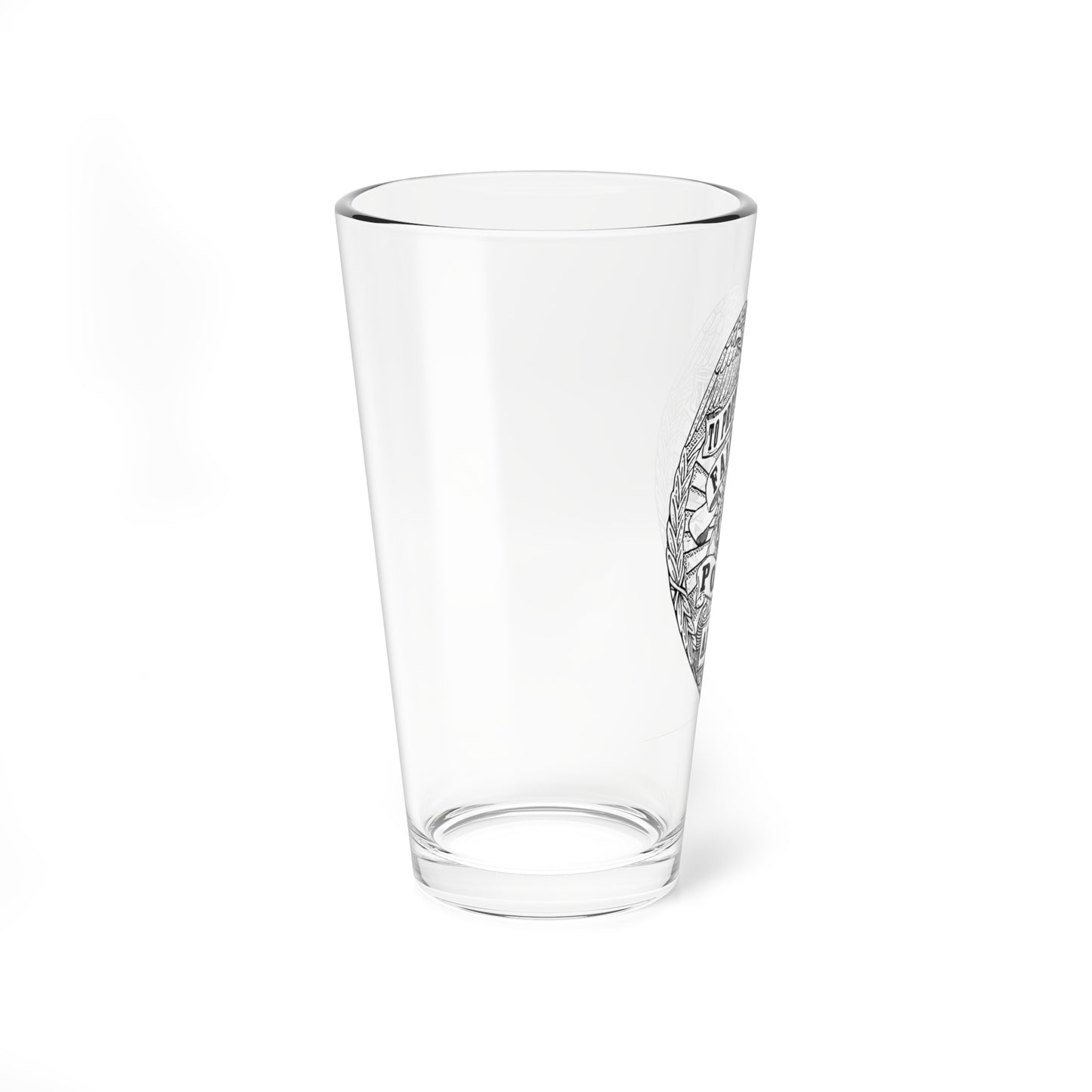 FPD Badge - Pint Glass, 16oz