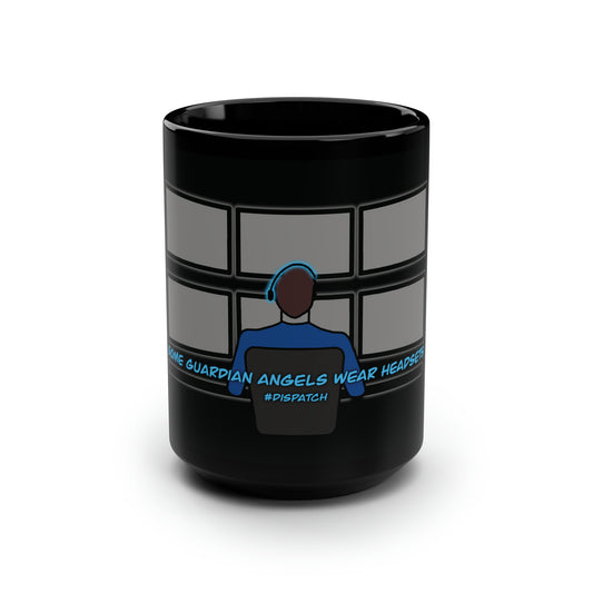 Dispatch - Guardian Angel (BRN M) - Black Mug, 15oz