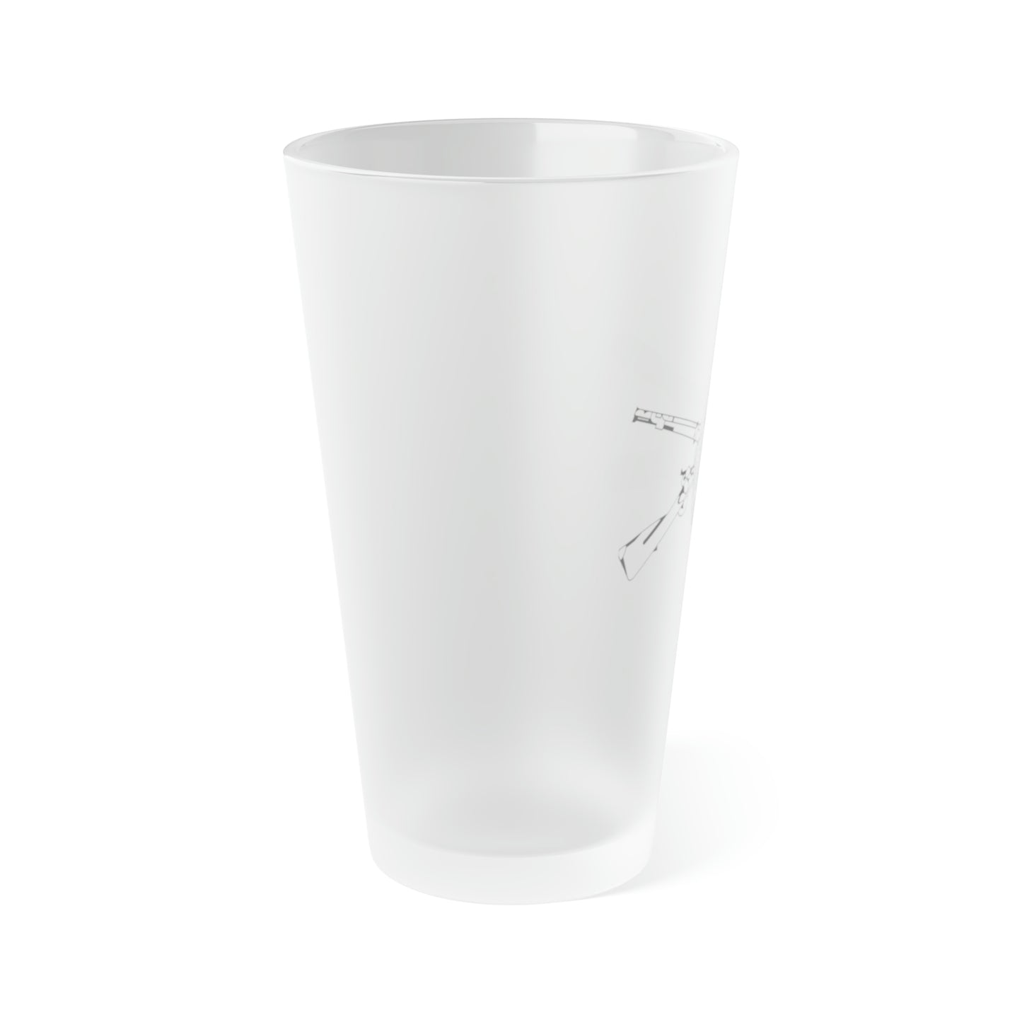 SERT BONES (Just Bones) - Frosted Pint Glass, 16oz