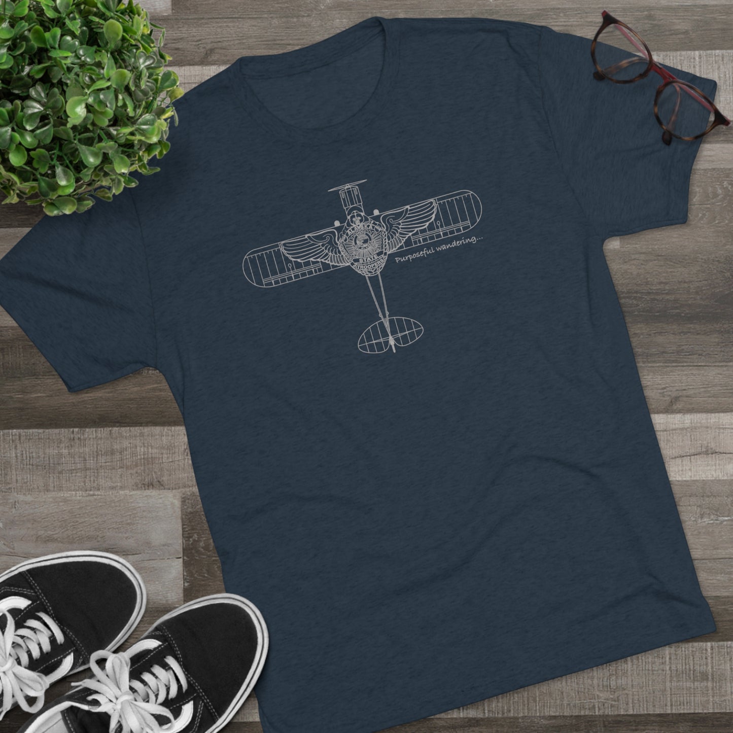 CUB WINGS - Tri-Blend Crew Tee