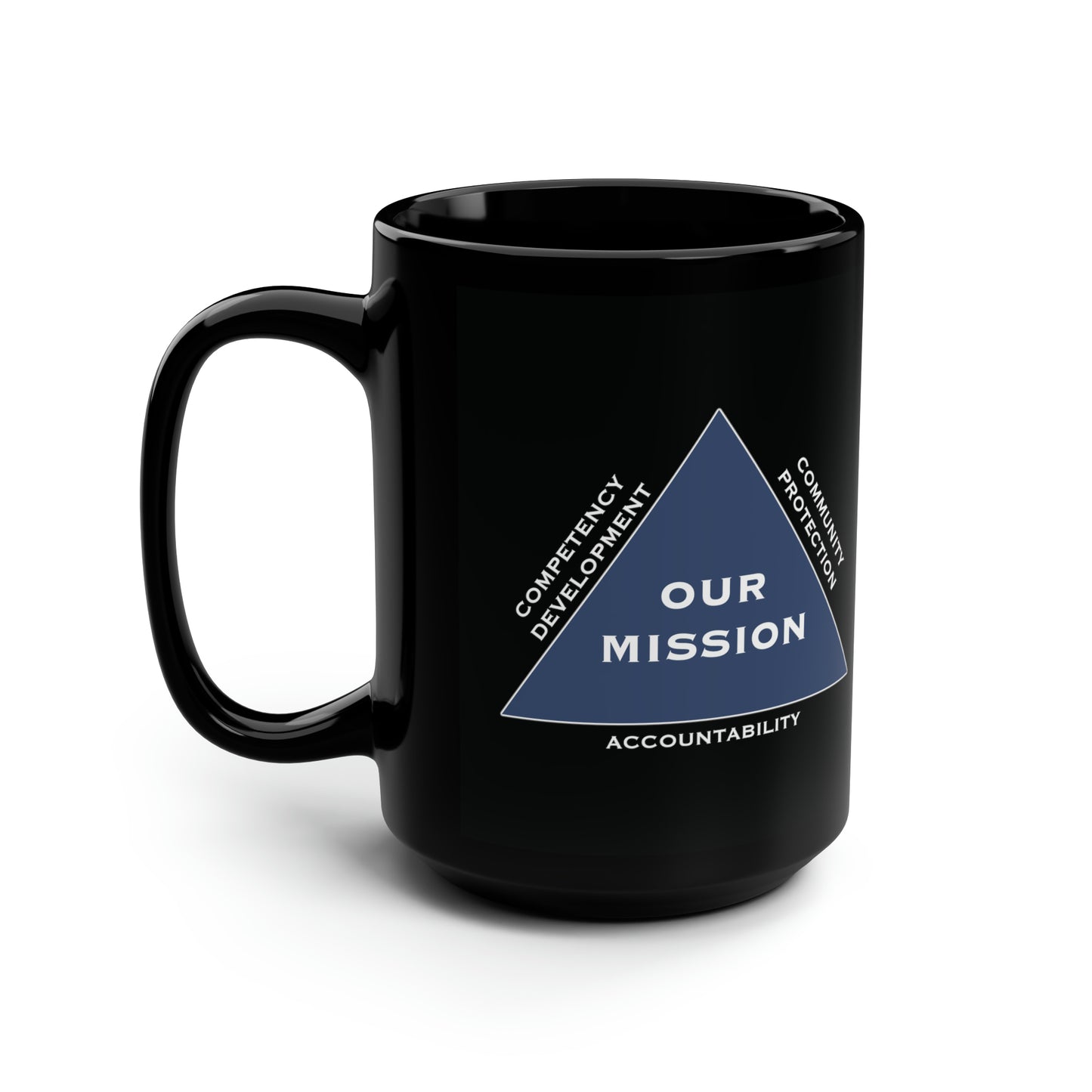 DOJJ (Mission) - Black Mug, 15oz