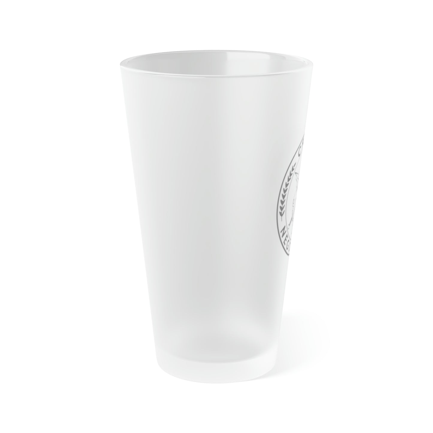 CNT - Frosted Pint Glass, 16oz