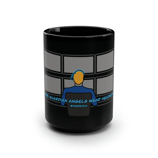 Dispatch - Guardian Angel (BLN M) - Black Mug, 15oz