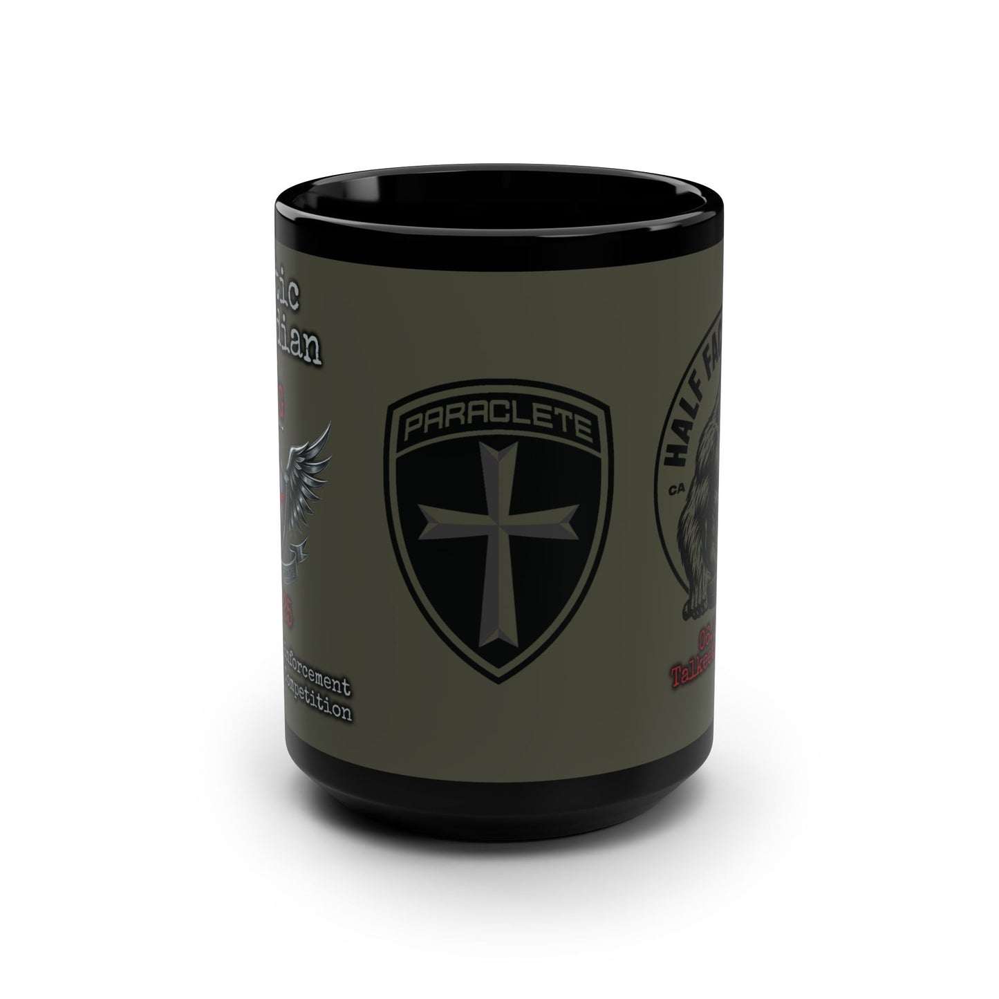 Arctic Guardian 2025 - Black Mug, 15oz