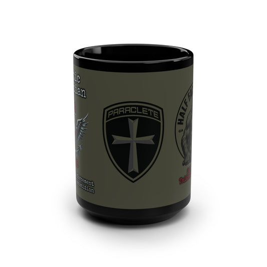 Arctic Guardian 2025 - Black Mug, 15oz