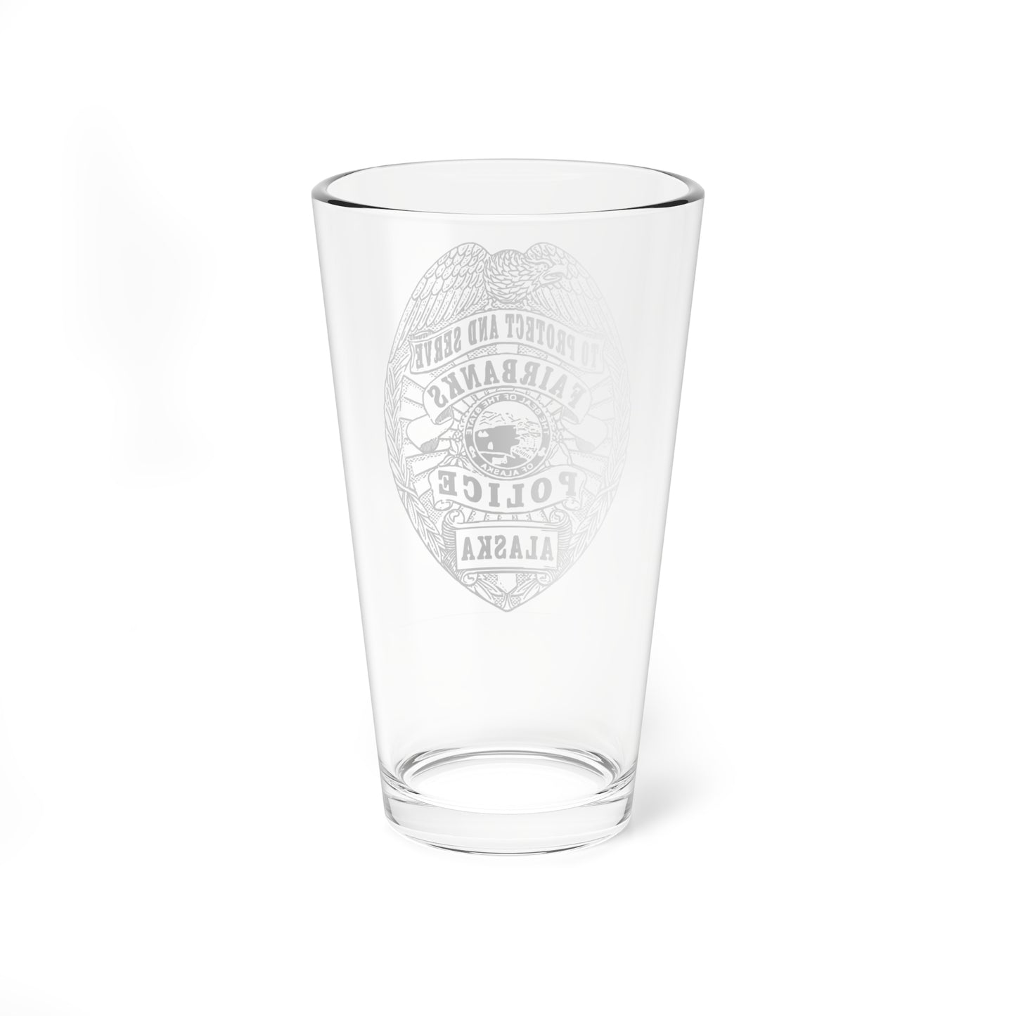 FPD Badge - Pint Glass, 16oz