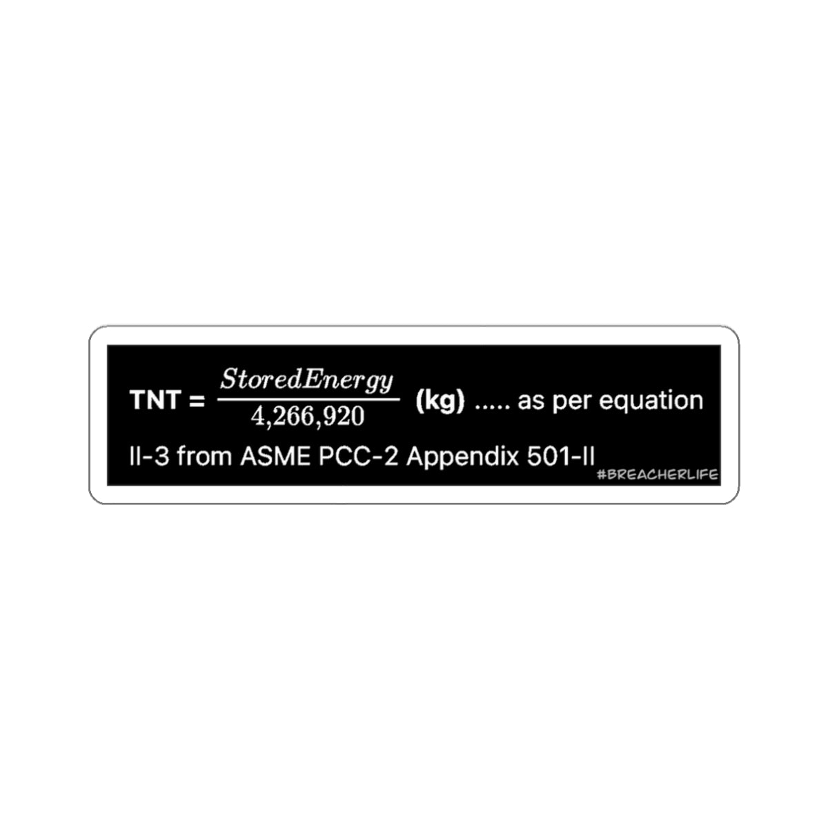 Sticker (Breacher Math) 3"