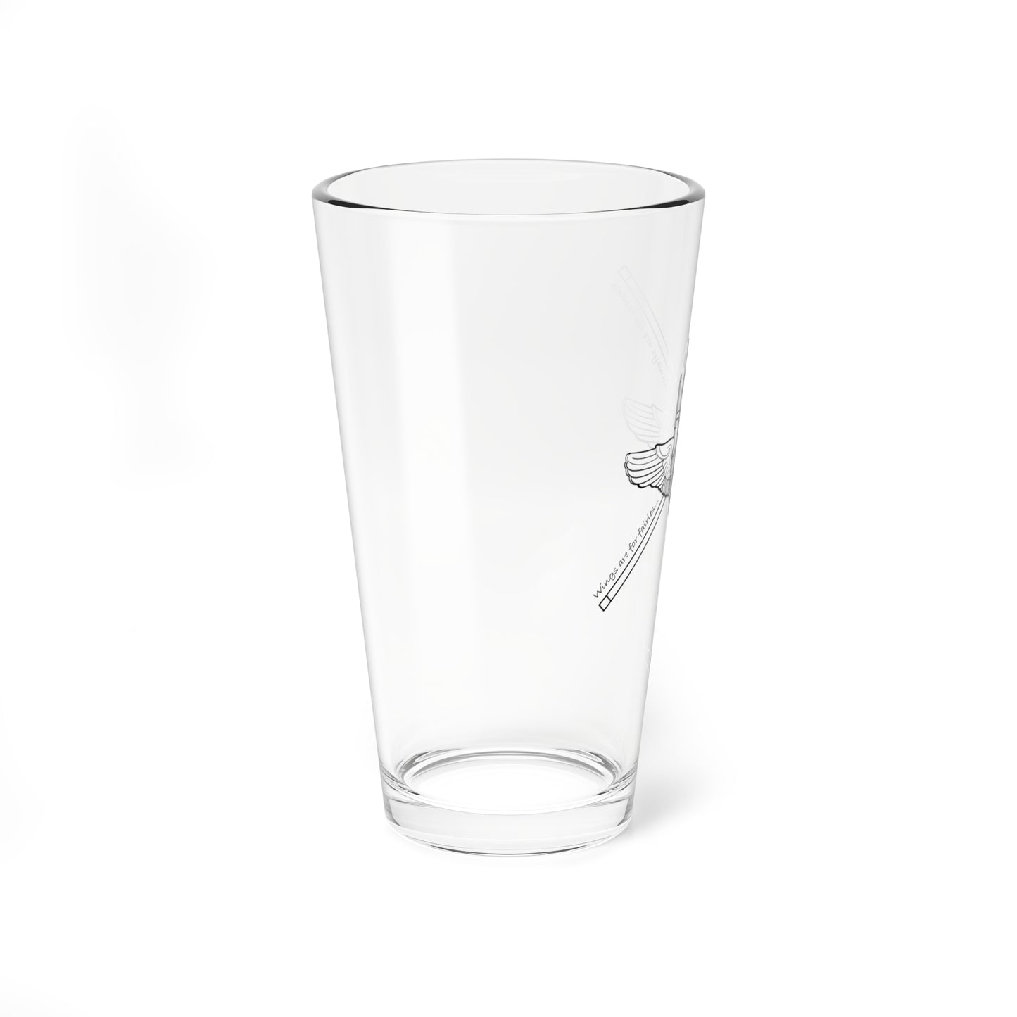 R44 WINGS - Pint Glass, 16oz