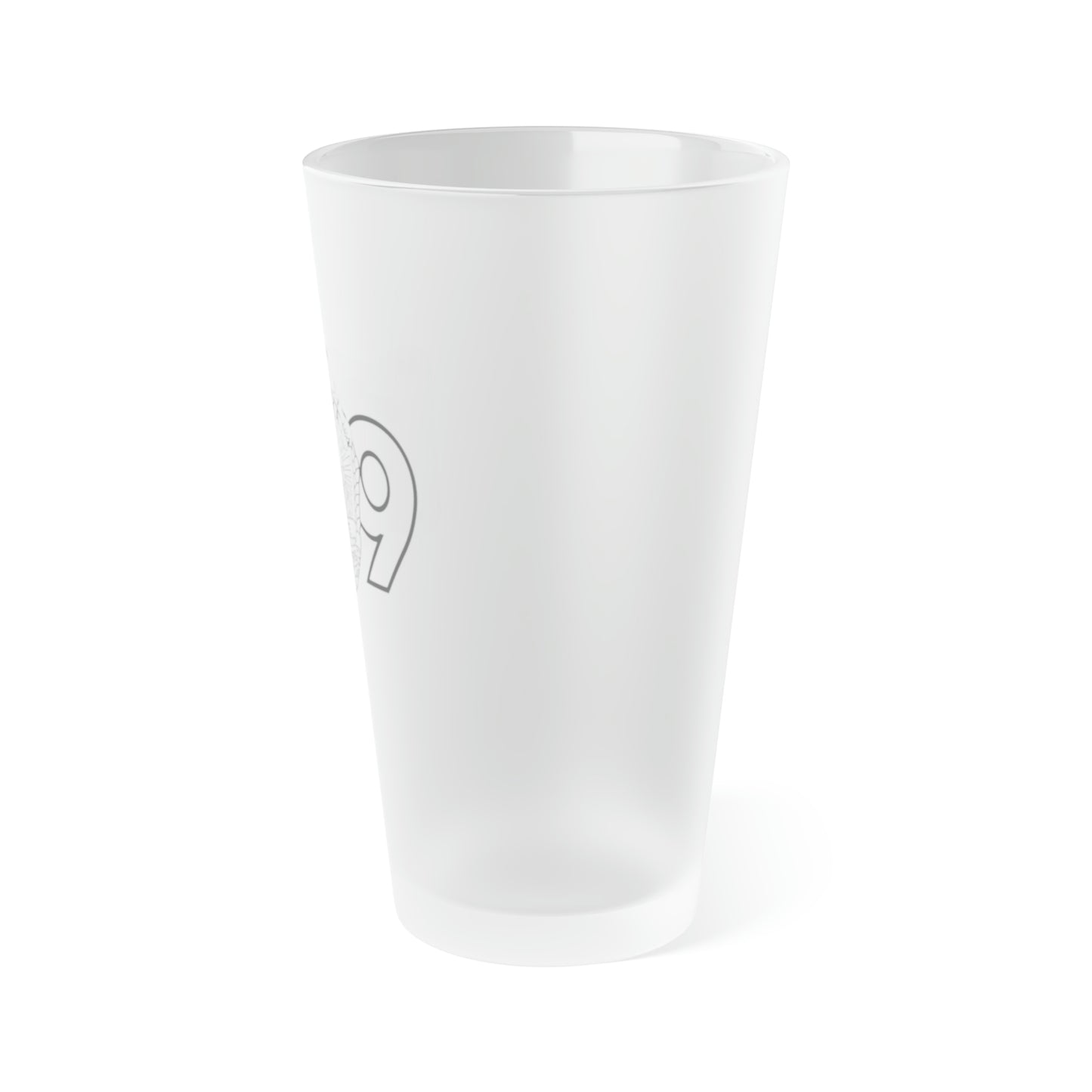 K9 - Frosted Pint Glass, 16oz