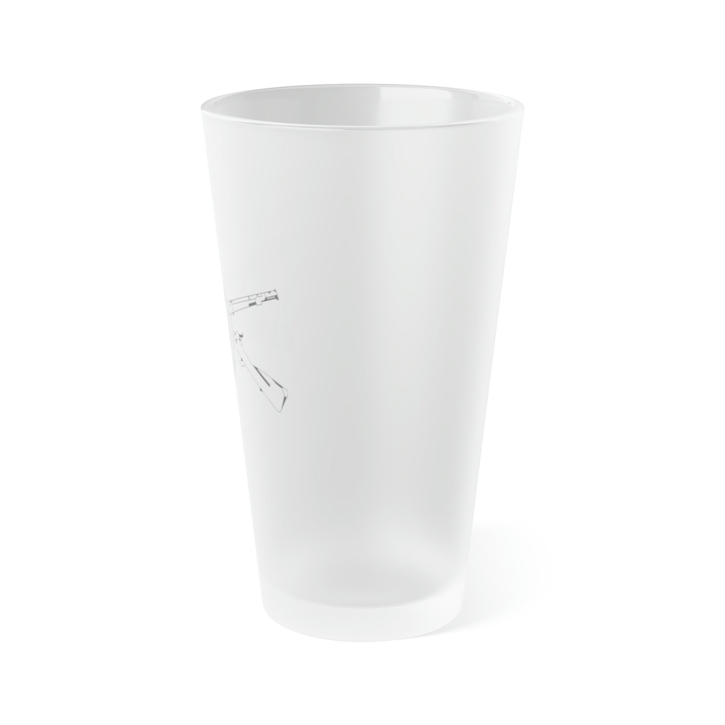 SERT BONES (Just Bones) - Frosted Pint Glass, 16oz