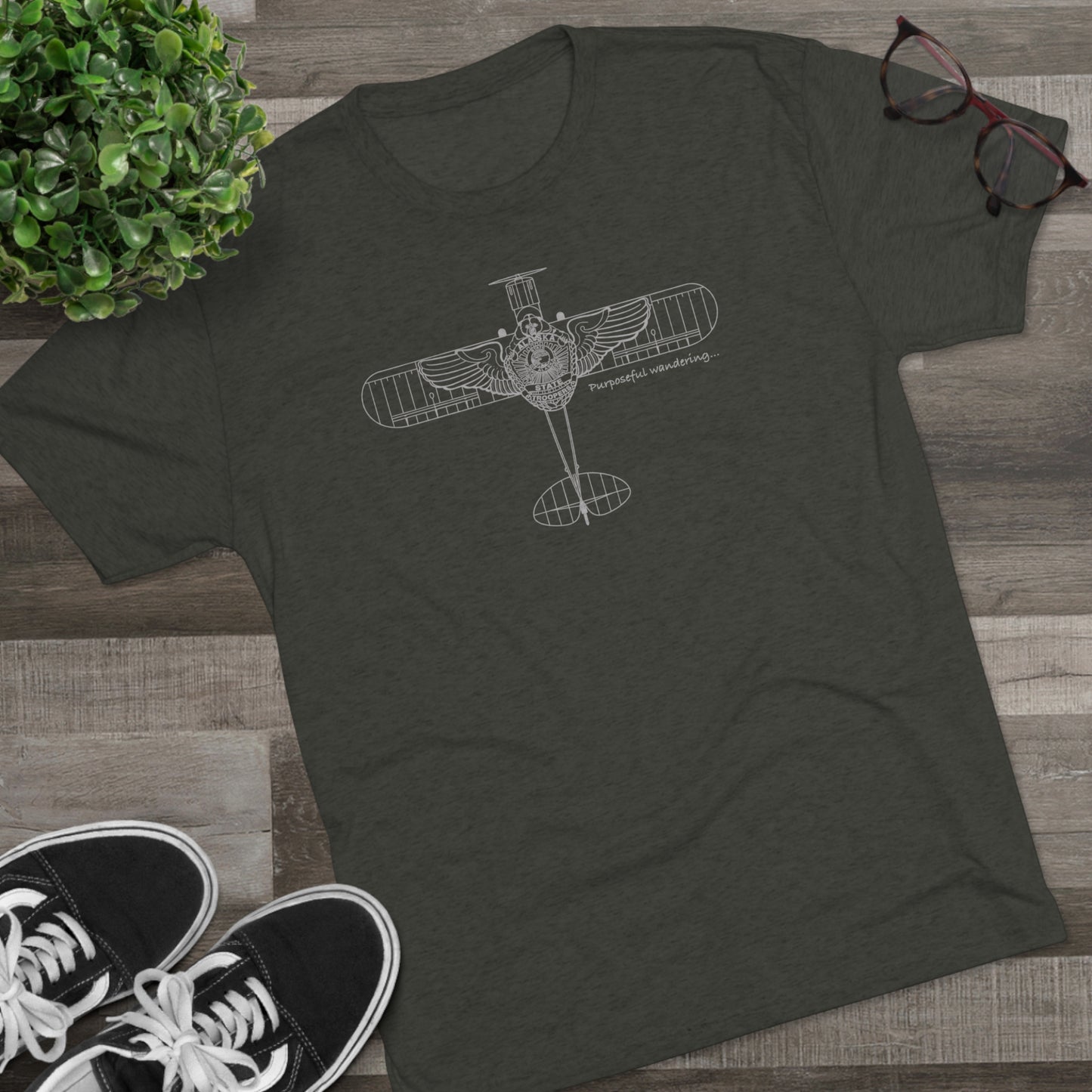 CUB WINGS - Tri-Blend Crew Tee