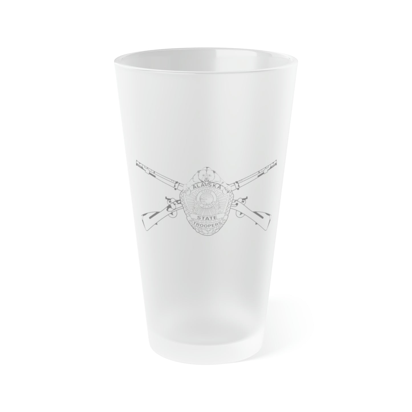 SERT BONES (Just Bones) - Frosted Pint Glass, 16oz