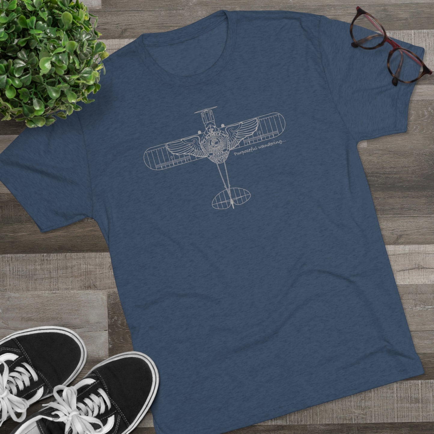 CUB WINGS - Tri-Blend Crew Tee