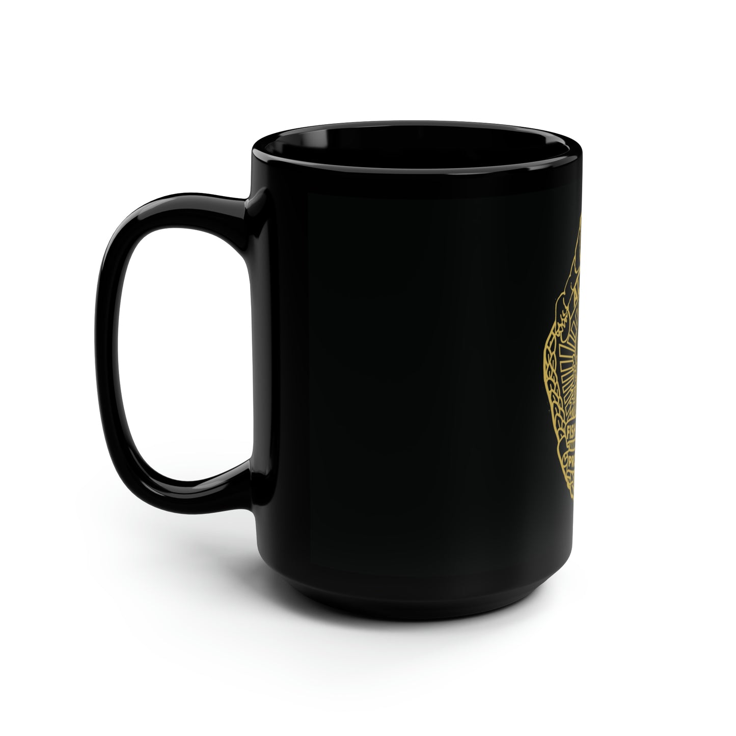 FISH AND WILDLIFE PROTECTION - Black Mug, 15oz