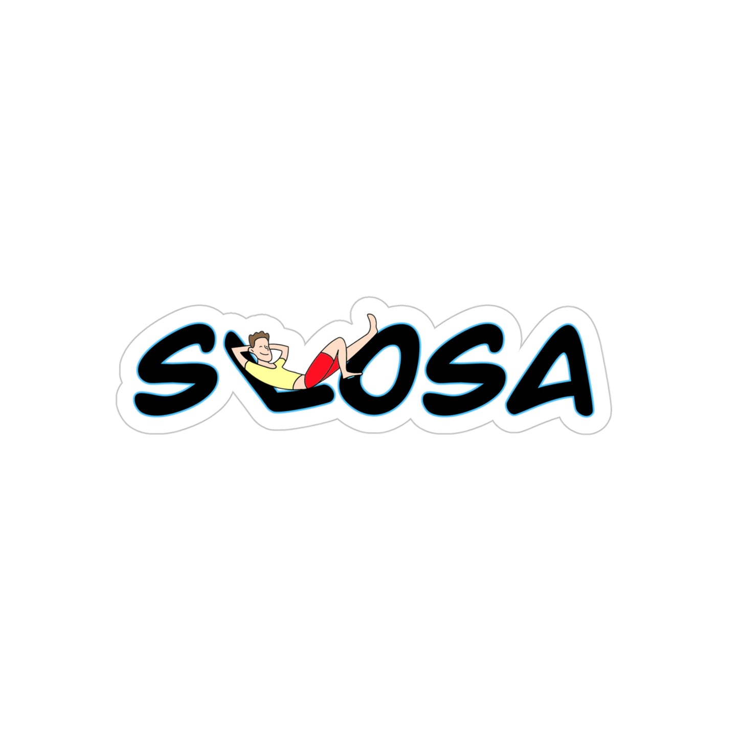 SLOSA Transparent Outdoor Sticker