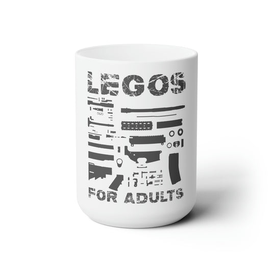 LEGOS FOR ADULTS - Ceramic Mug 15oz