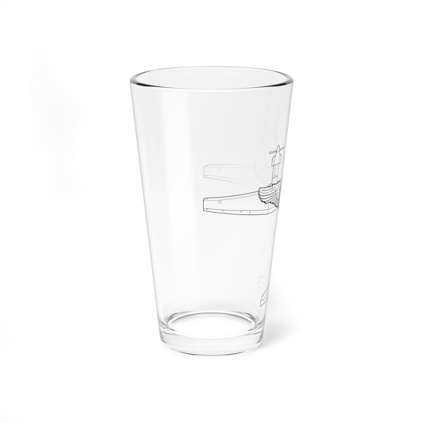 KING AIR WINGS - Pint Glass, 16oz