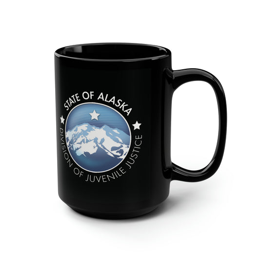 DOJJ (Mission) - Black Mug, 15oz