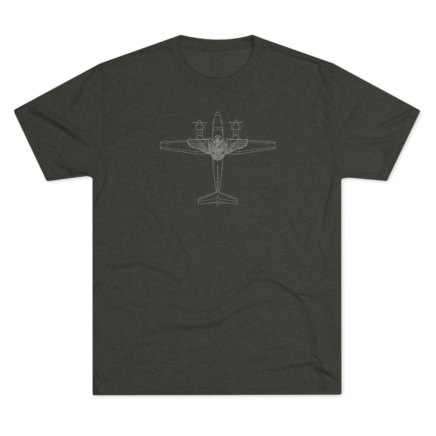 KING AIR WINGS - Tri-Blend Crew Tee