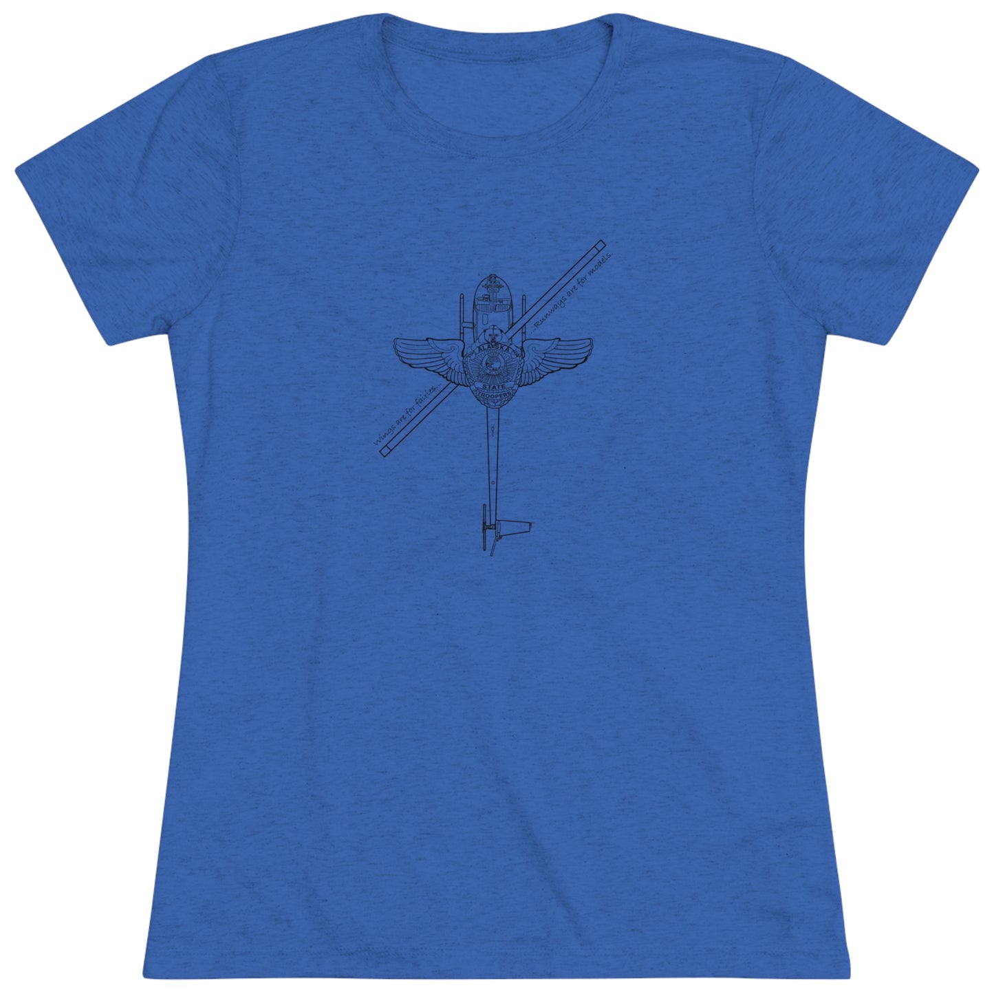 R44 WINGS - Women's Triblend Tee