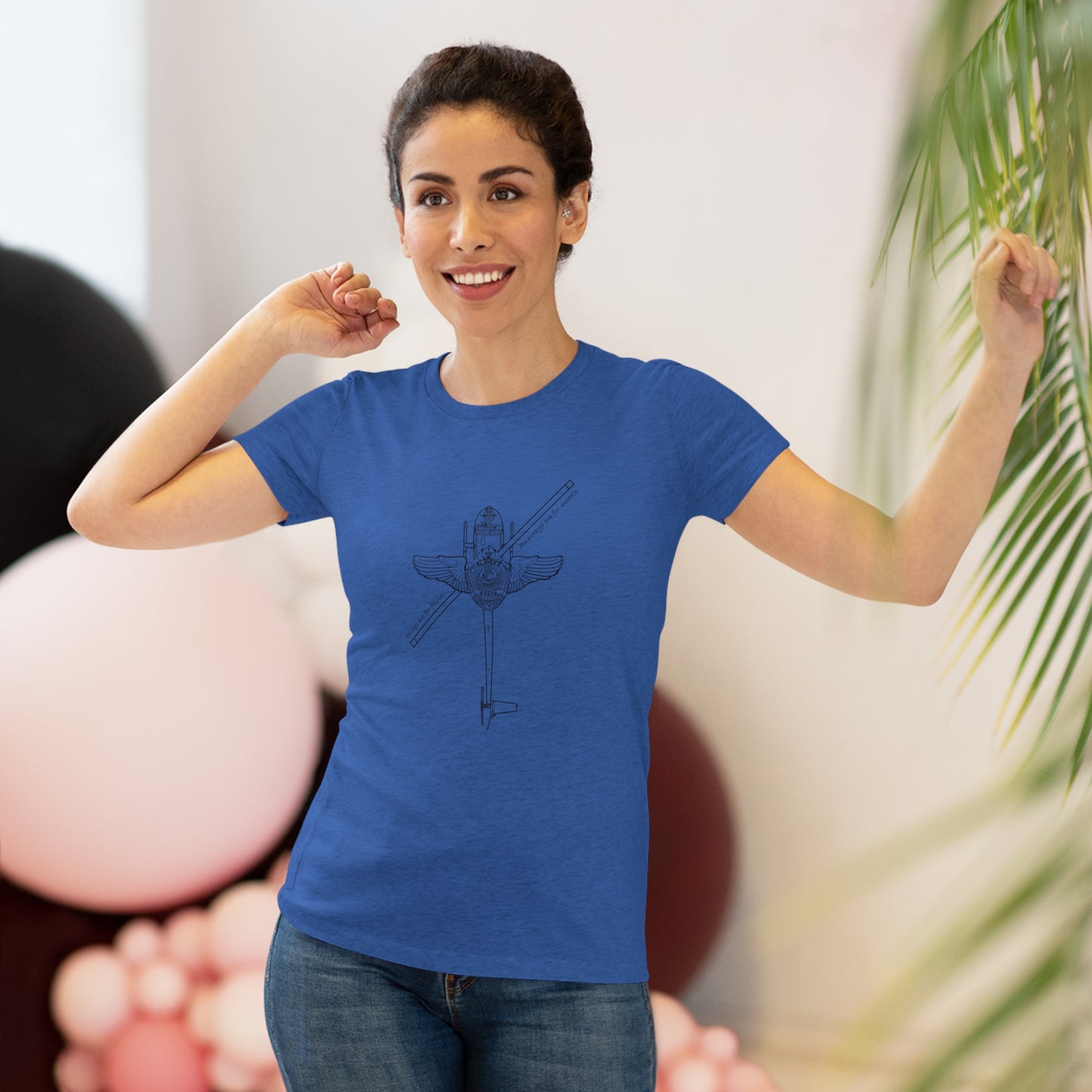 R44 WINGS - Women's Triblend Tee