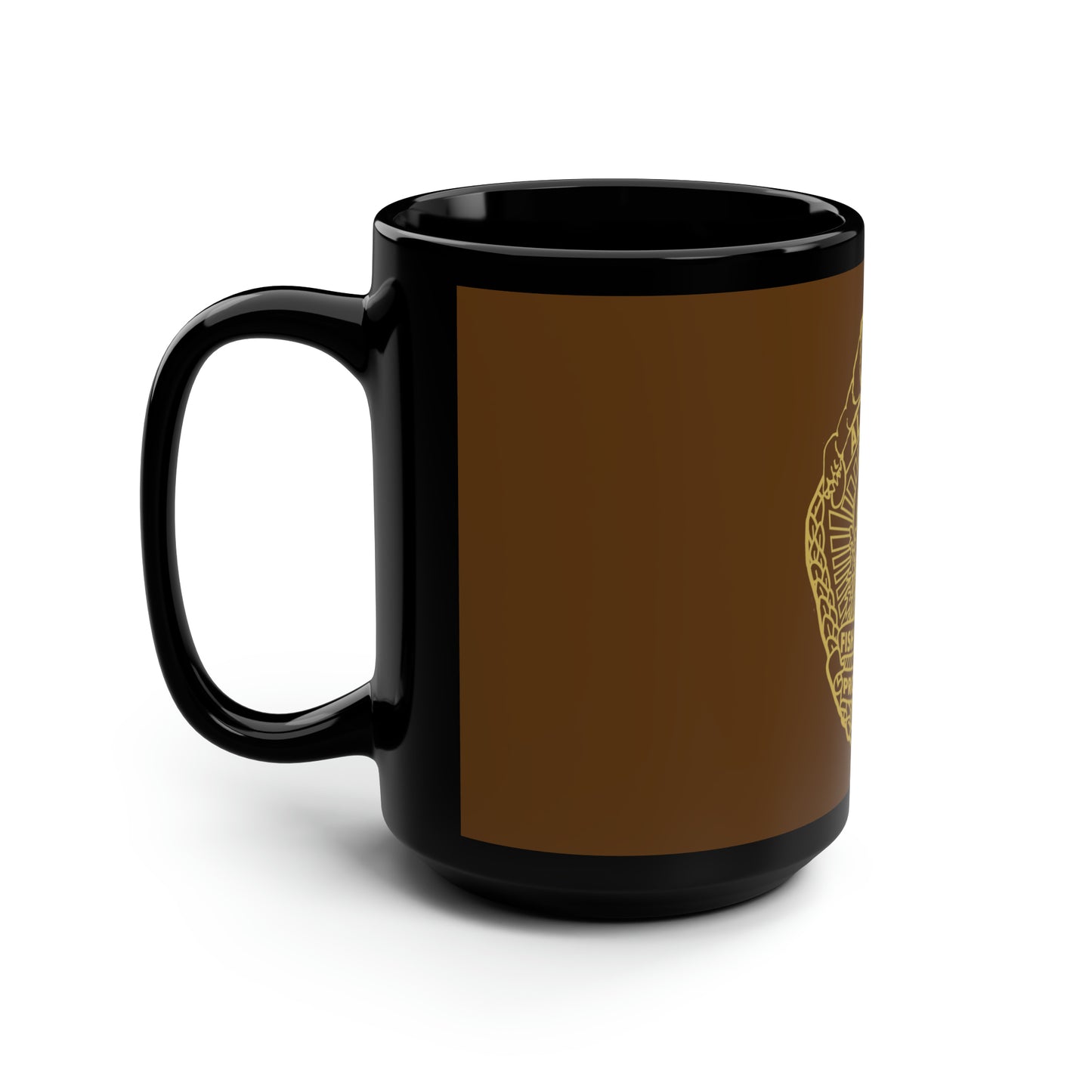 FISH AND WILDLIFE PROTECTION - Brown / Black Mug, 15oz