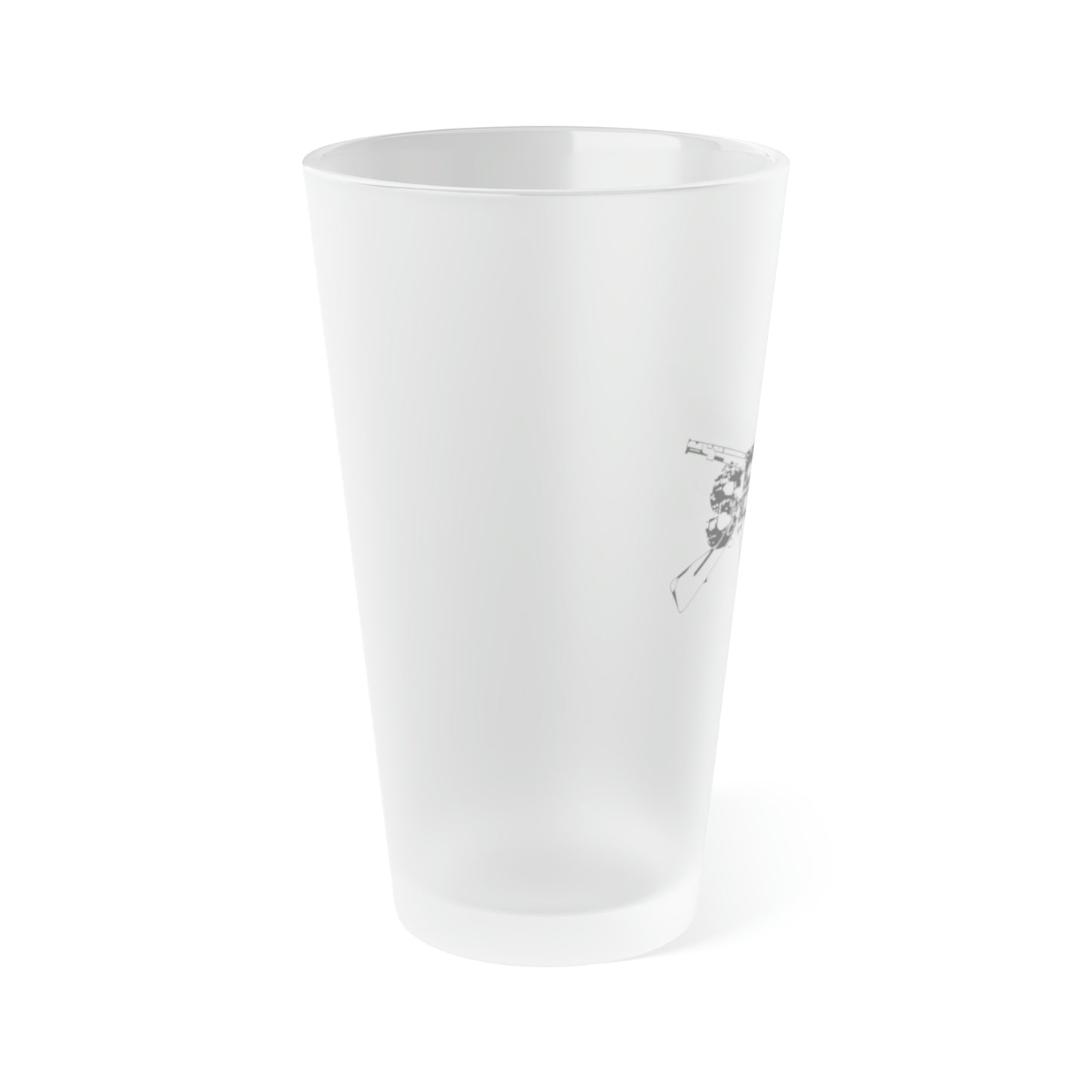 SERT BONES v2 - Frosted Pint Glass, 16oz