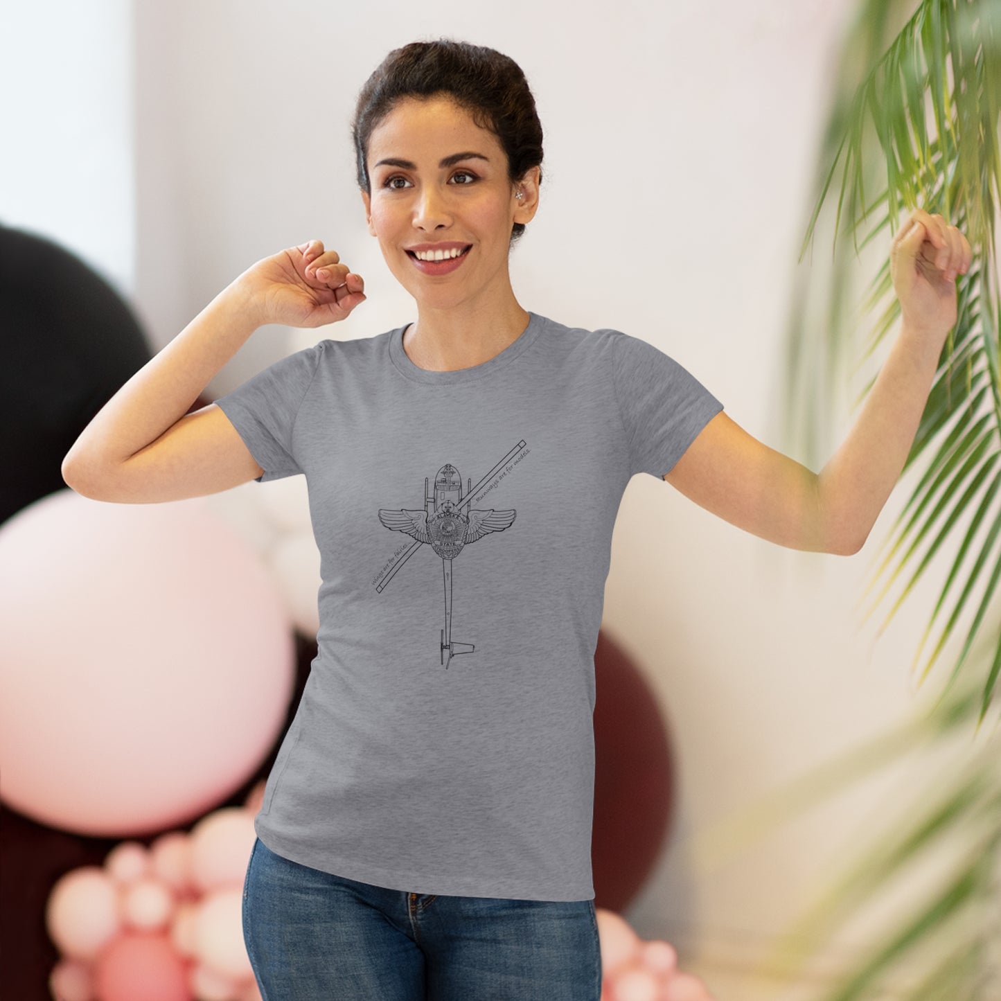 R44 WINGS - Women's Triblend Tee