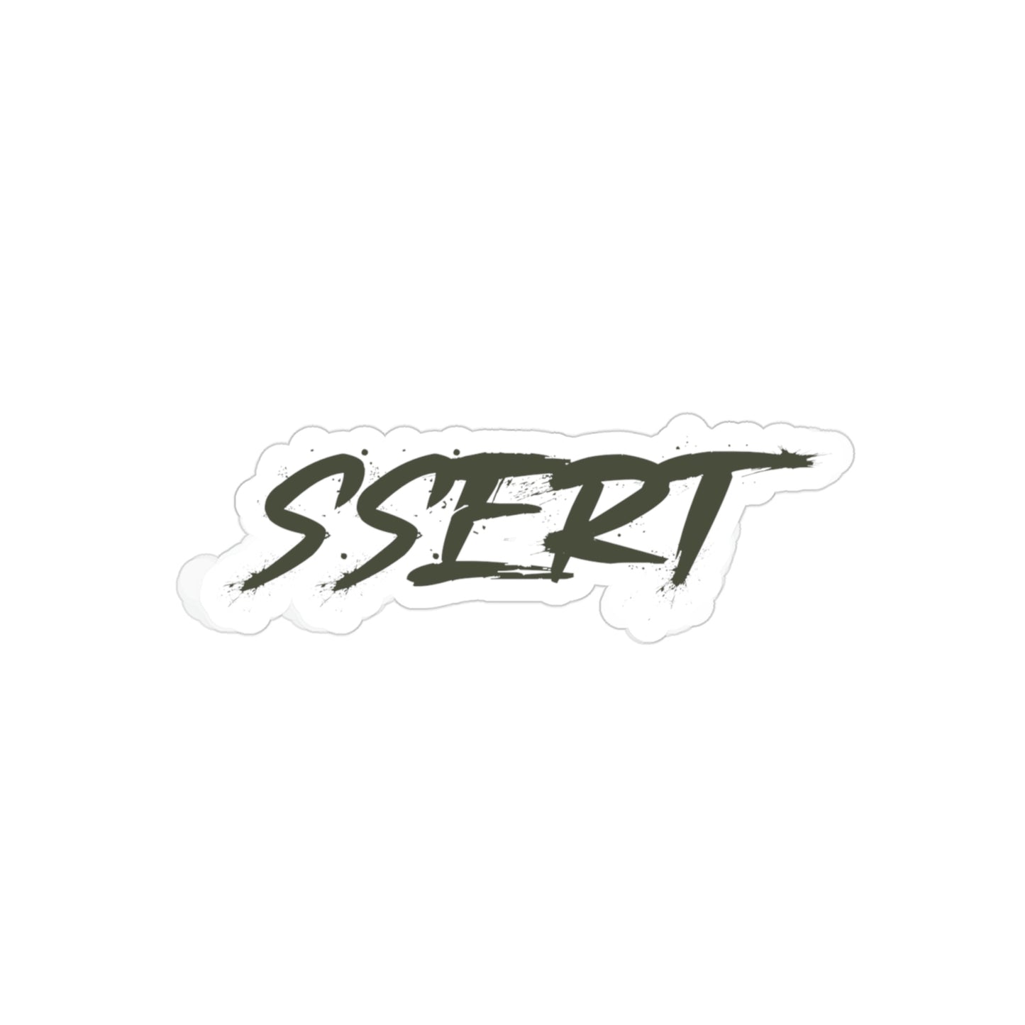 SSERT Transparent Outdoor Sticker