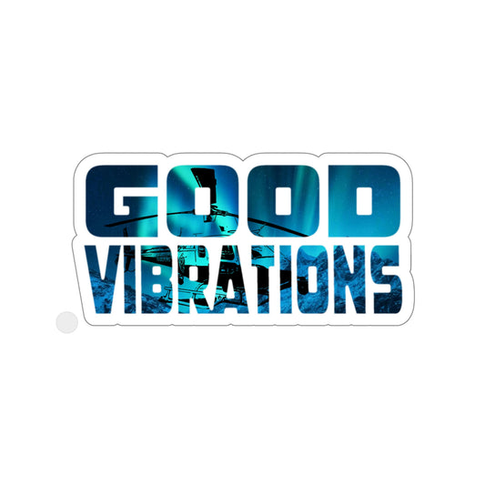 GOOD VIBRATIONS Die-Cut Sticker