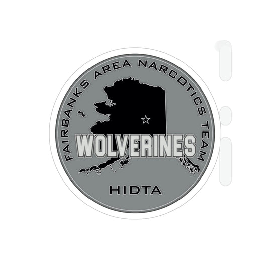 FANT Wolverines Transparent Outdoor Sticker