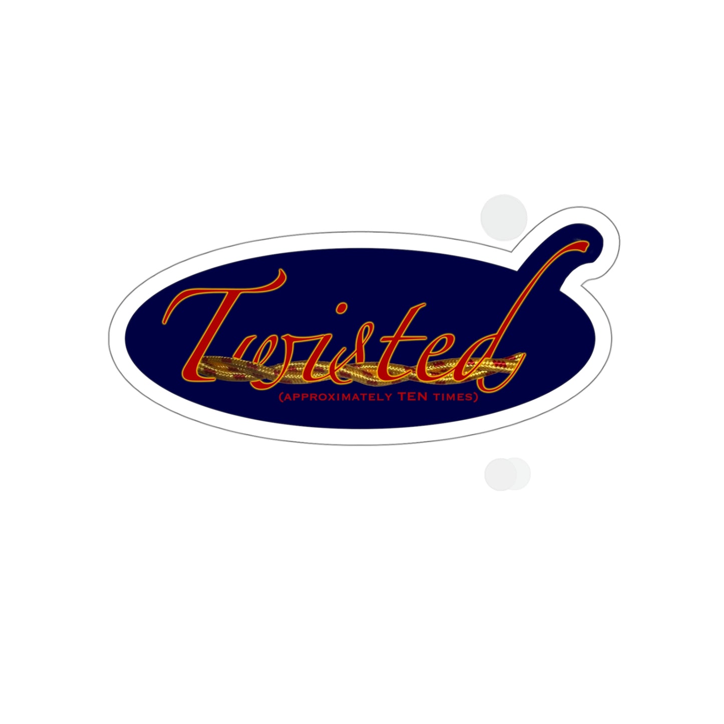 TWISTED Die-Cut Sticker