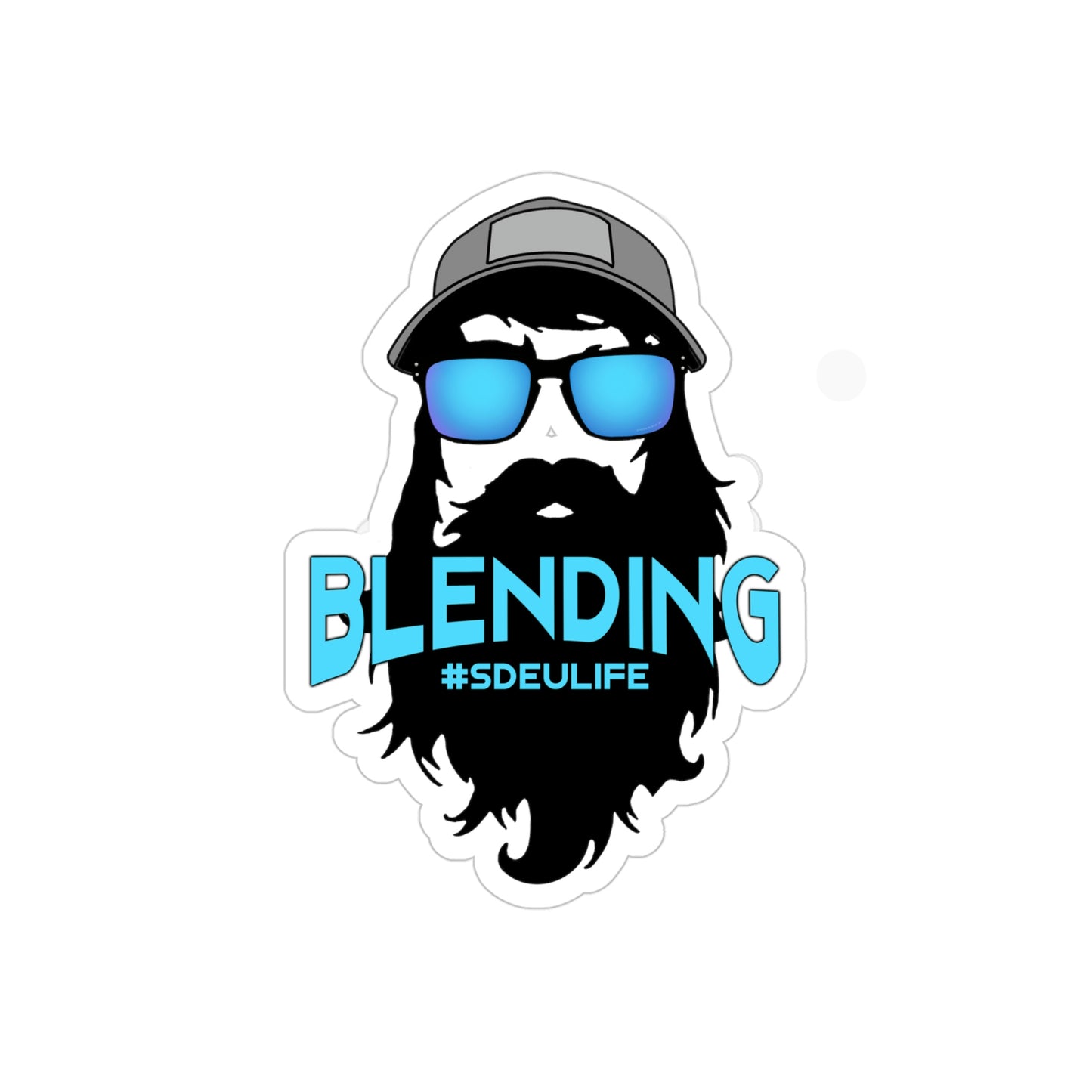 BLENDING (SDEU) Transparent Outdoor Stickers