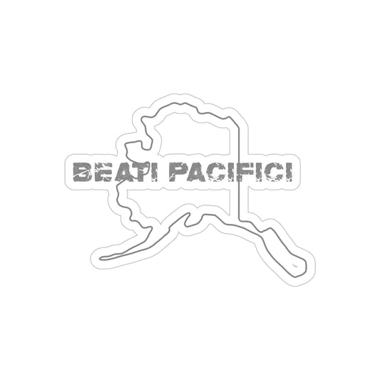 BEATI STATE (Gray) Transparent Outdoor Sticker