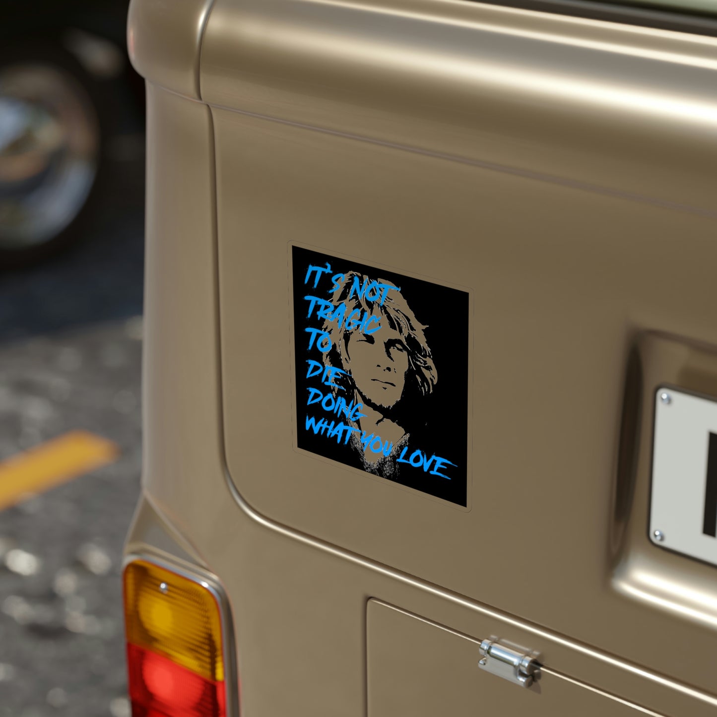 BODHI WISDOM (Not Tragic) Transparent Outdoor Sticker