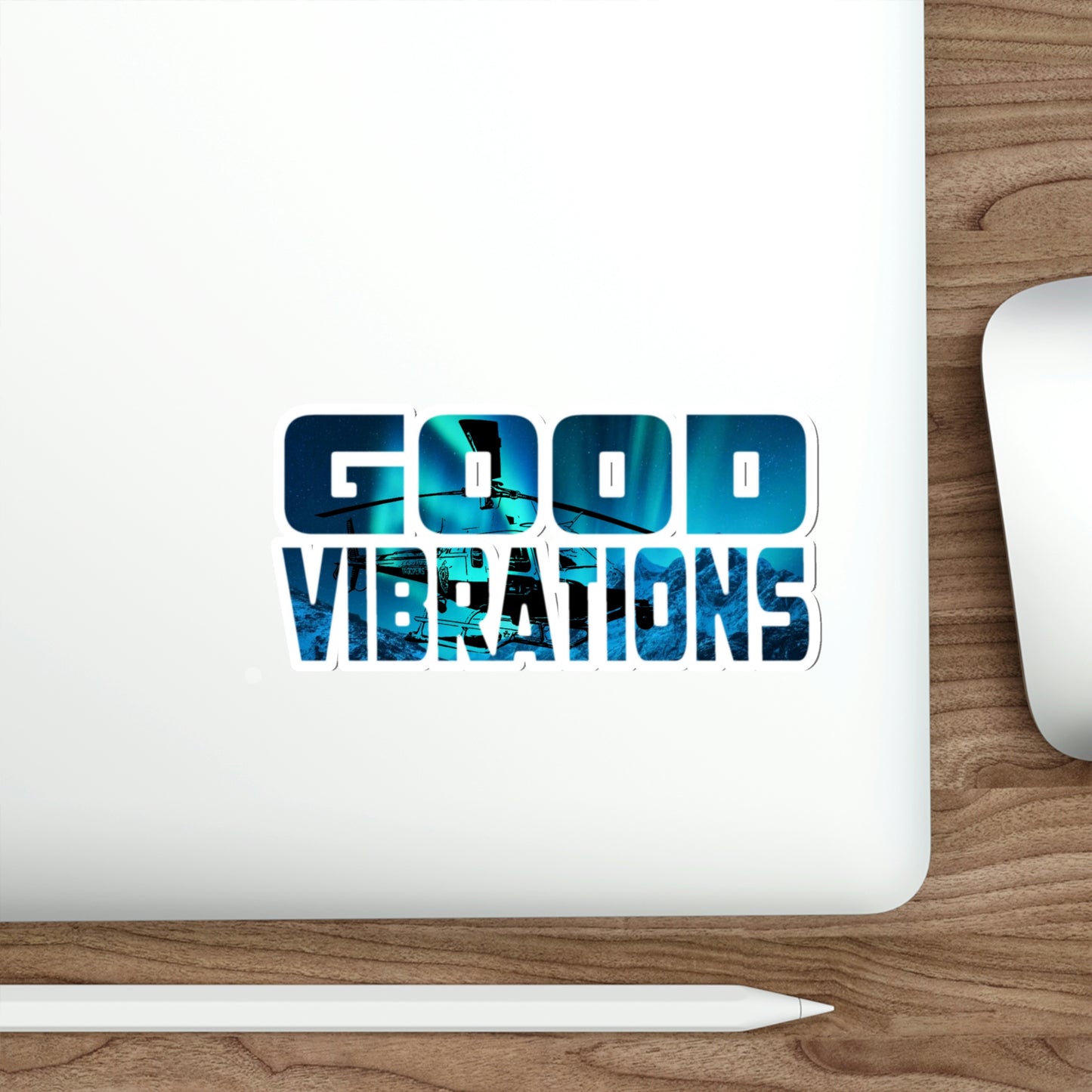 GOOD VIBRATIONS Die-Cut Sticker