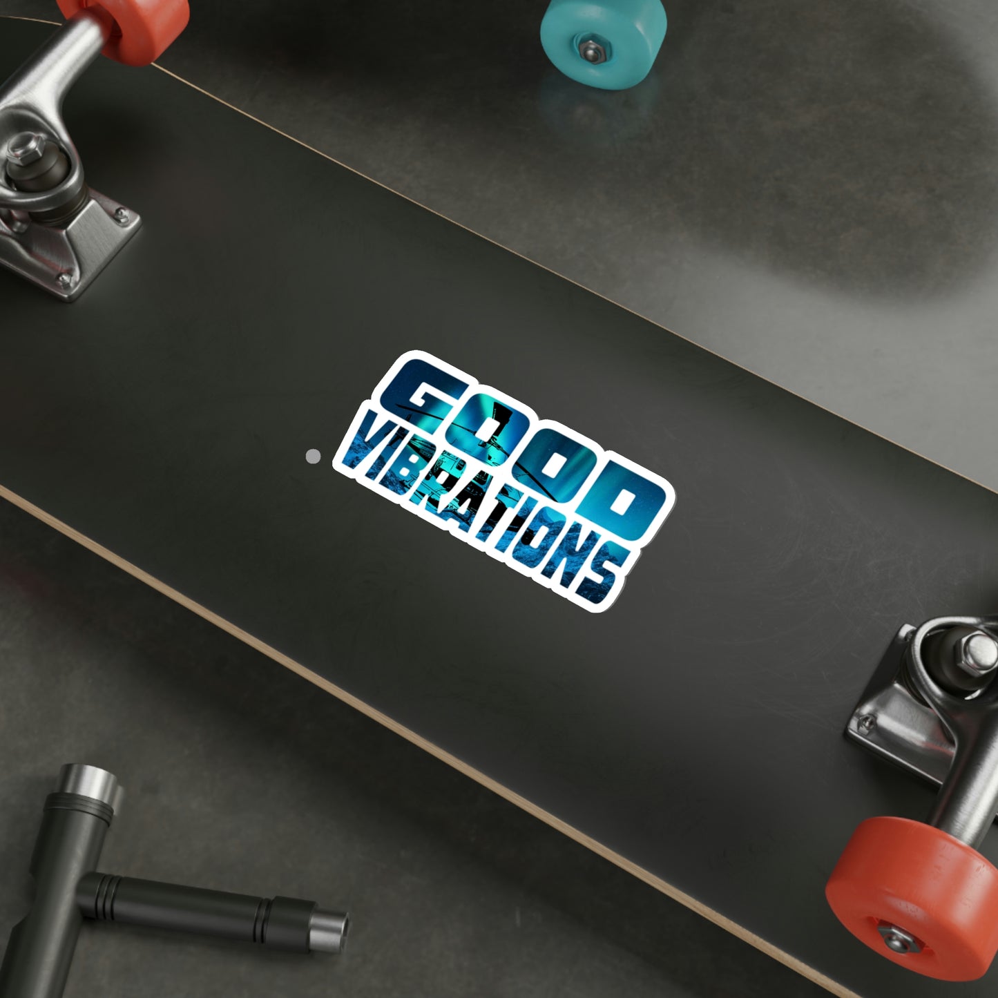 GOOD VIBRATIONS Die-Cut Sticker