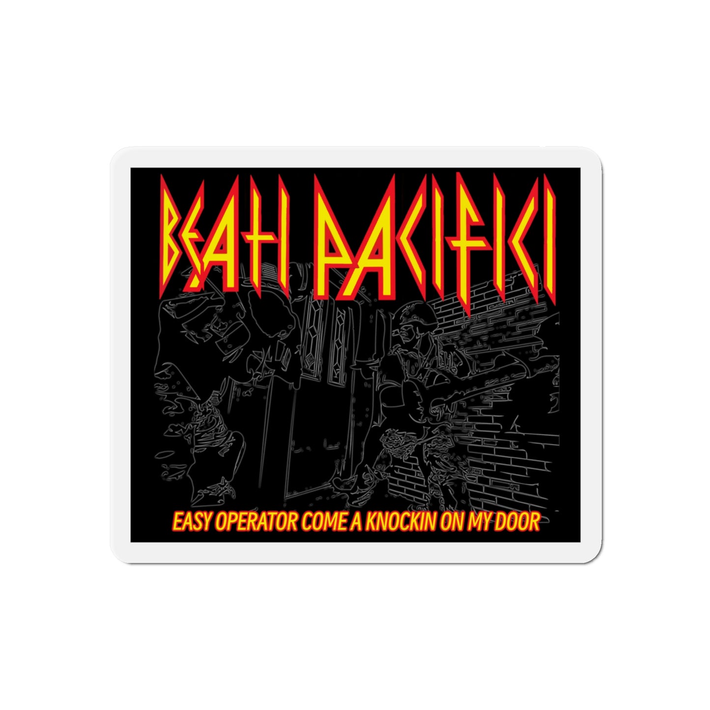 DEF LEPPARD Operator Die-Cut Magnet